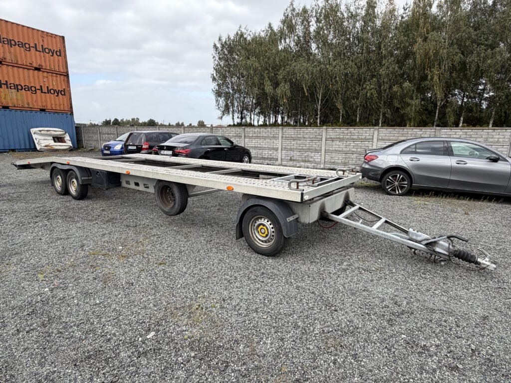 Przyczepa obrotnica na dwa auta 8,5m